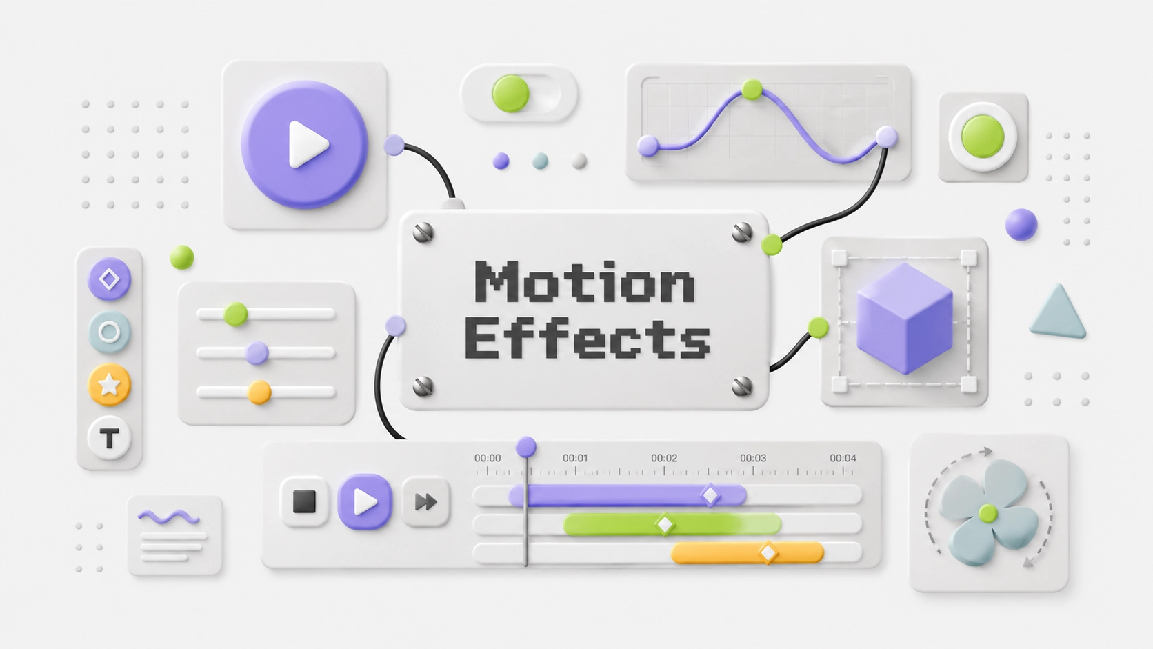Motion Effects 动效设计工具立体封面